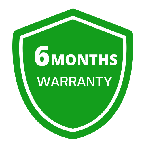 6 Months Warranty